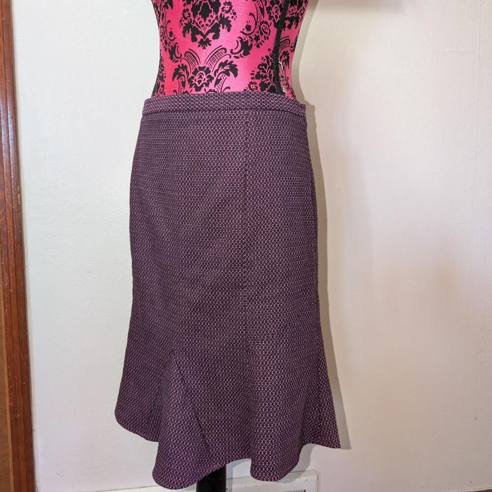 Purple ruffle hem Skirt